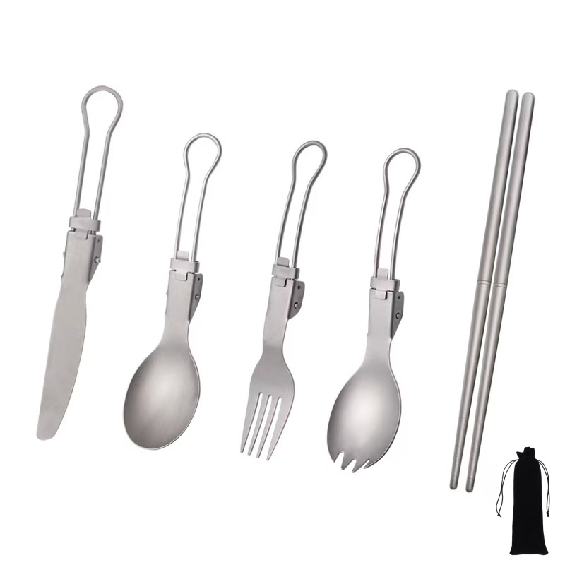 Titanium Foldable Utensil Set  - огляд і ціна Foldable Backpack Small