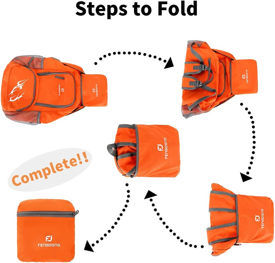 FENGDONG 35L Lightweight Folda - огляд і ціна Foldable Backpack Small